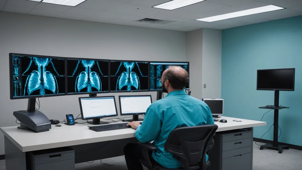 Radiation therapy treatment room