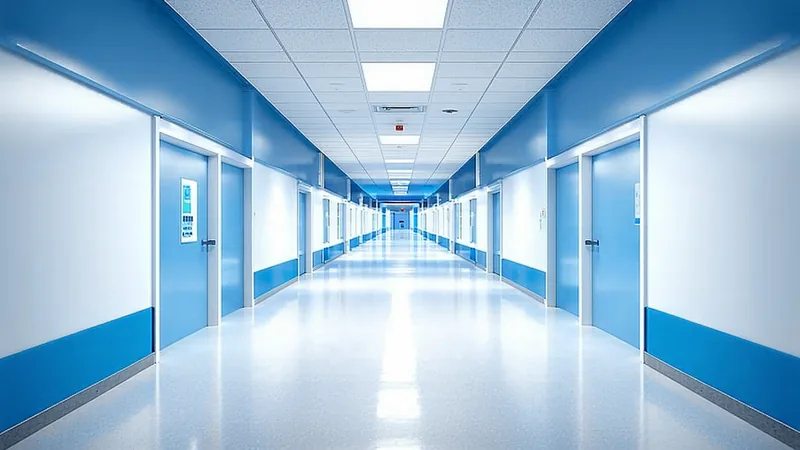 Radiation therapy department treatment room with linear accelerator in Japan